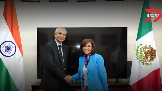 Lorena Cuéllar extiende puentes de colaboración entre Tlaxcala y la India