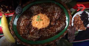 Fiestas patronales con mole en Tlaxcala